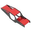 Aluminum Alloy RC Car Frame Body Shell Roll Cage 1 24 RC Car Upgrade Parts for Axial SCX24 Red