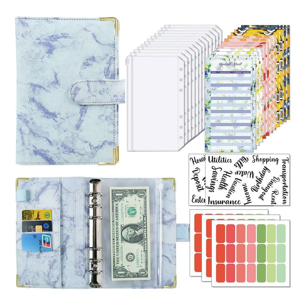 Folder Writing Pads Wallet Notebook Planne Money Saving Binder Cover Notebook Cover Budget Binder