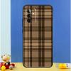 Коричневый Клетчатый Чехол Для Samsung Galaxy A52 A32 A22 A12 A13 A23 A33 A53 A51 A71 A15 A25 A14 A34 A54 Кейс