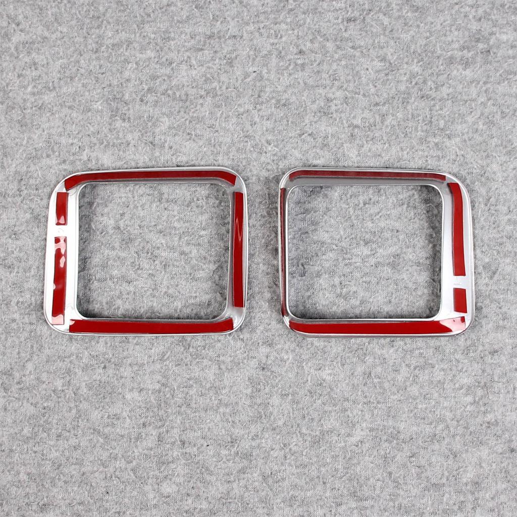 RUIQ Front Air Conditioning Vent Ring Garnish Panel for the New Daihatsu Atrai S700V/S710V (Satin Silver)