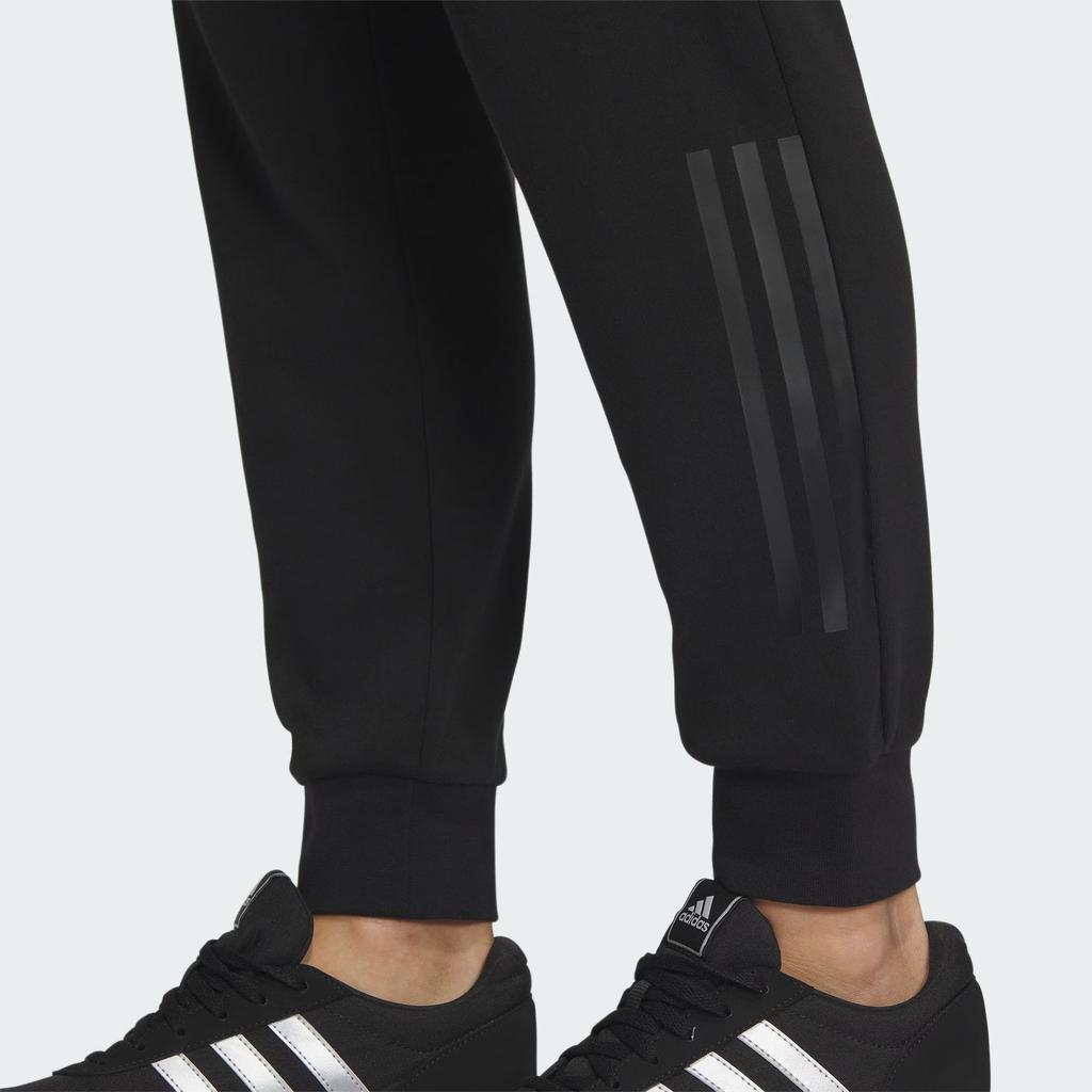 Adidas Штаны Must Have Dk с тремя полосками, на завязках, трикотажные джоггеры женские, черные IS4941