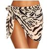 Women's Sarong Beach Wrap Skirt Transparent Bikini Wrap Cover Up Swimsuit