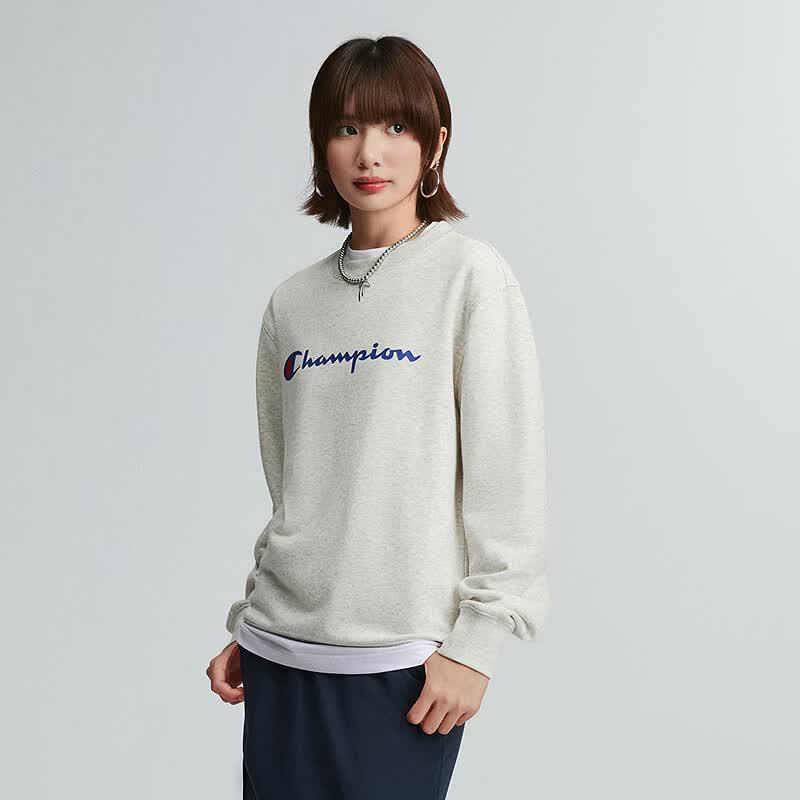 Champion 2026 Autumn Letter Print Crewneck Sweatshirt