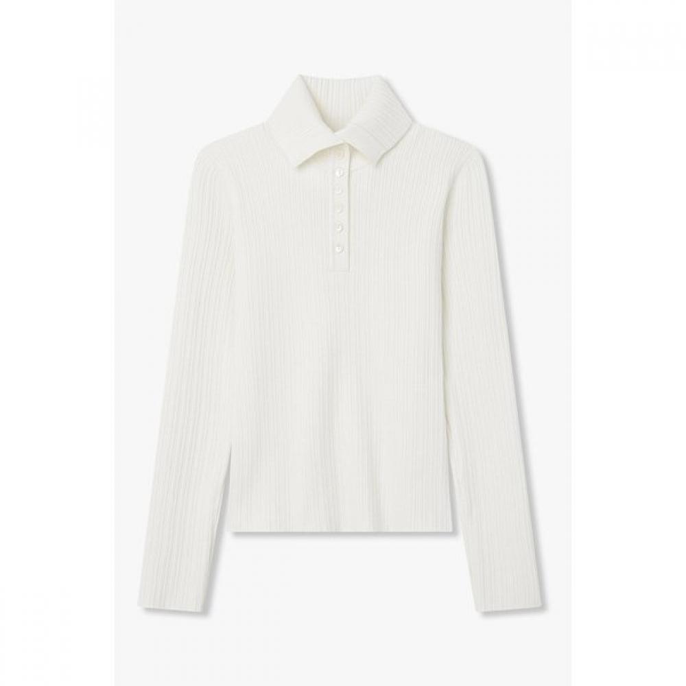 Vov Wool Blend Core Collar Knit Pullover 7116150106