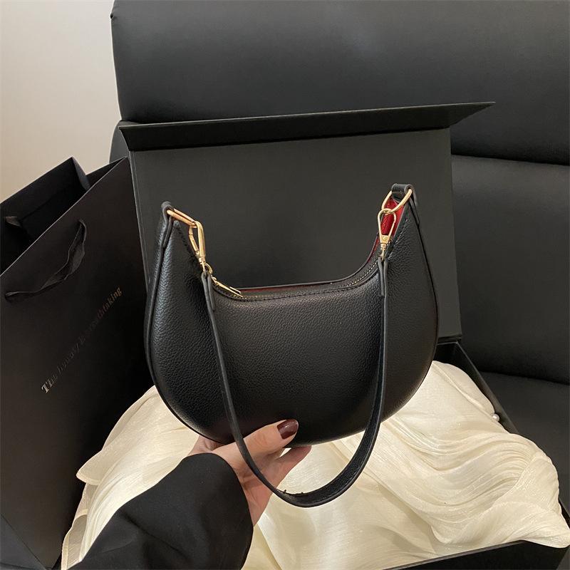 Интернет-знаменитость ретро нишевая сумка подмышку новая модная популярная текстурная сумка на плечо удобная портативная сумка-полумесяц