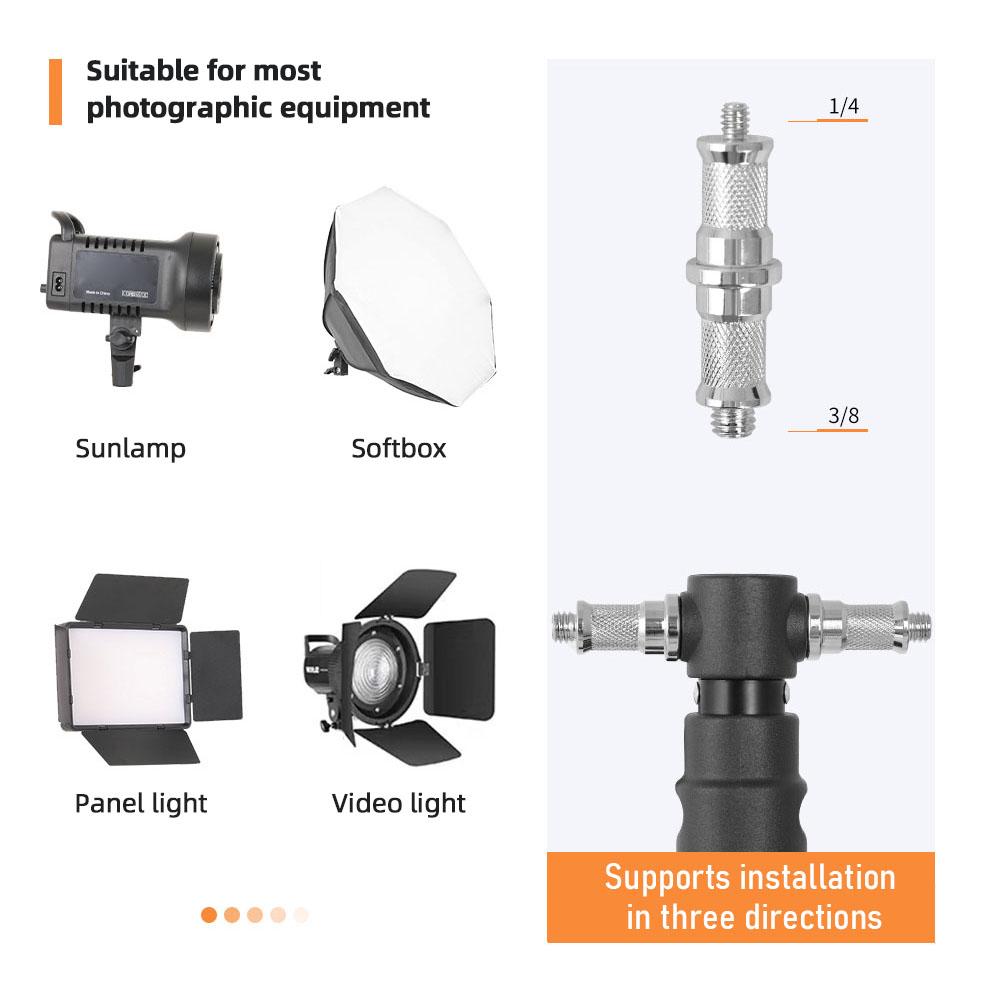 Metal Wall Mounting Light Stand Triangle Boom Arm for Photography Strobe Light Monolight Softbox