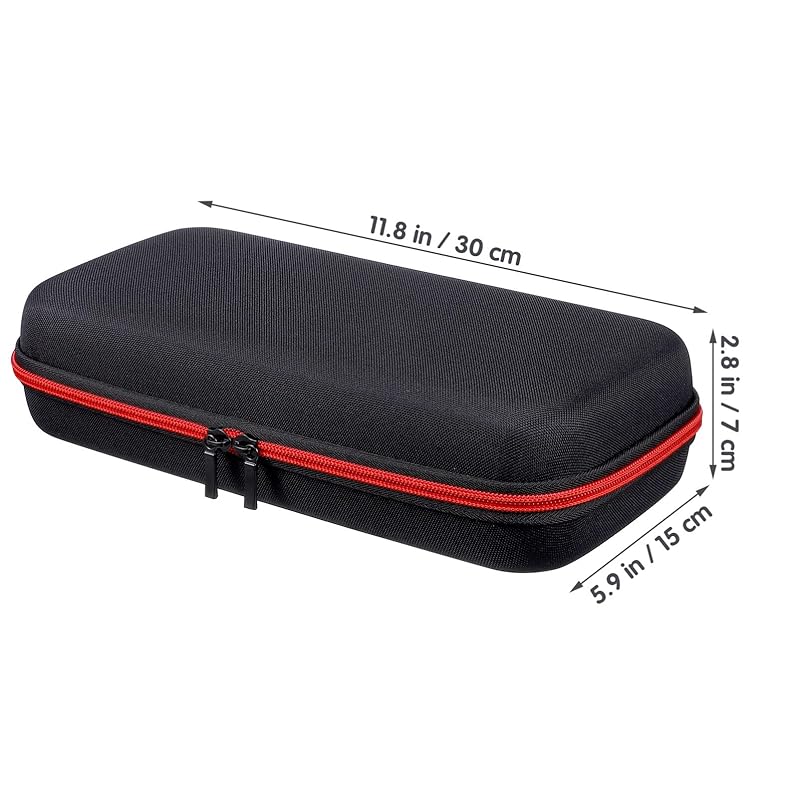 Органайзер для беспроводного микрофона STOBOK Чехол для беспроводного микрофона Сумка для хранения чехла для микрофона EVA Дорожный чехол с толстой губкой