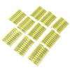 100PCS 001‑100 Number Plastic Livestock Tag Integrated Colorfast Livestock Ear Tags for Cattle Cows