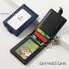 5 Card Slot Folding Multifunctional ID Card Recognition Card Holder Bank Cards Bus Credit Card Badge Holders