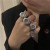 Мини Винтажные Часы Кольцо Круглые Креативные Кварцевые Часы Модные Парные Часы Аксессуары