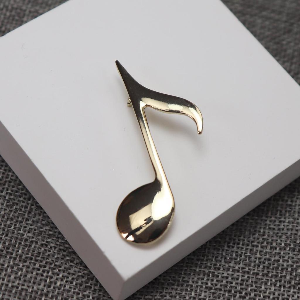 Брошь в виде музыкальной ноты - Модный аксессуар для студентов: Идеально для одежды, шляп или сумок