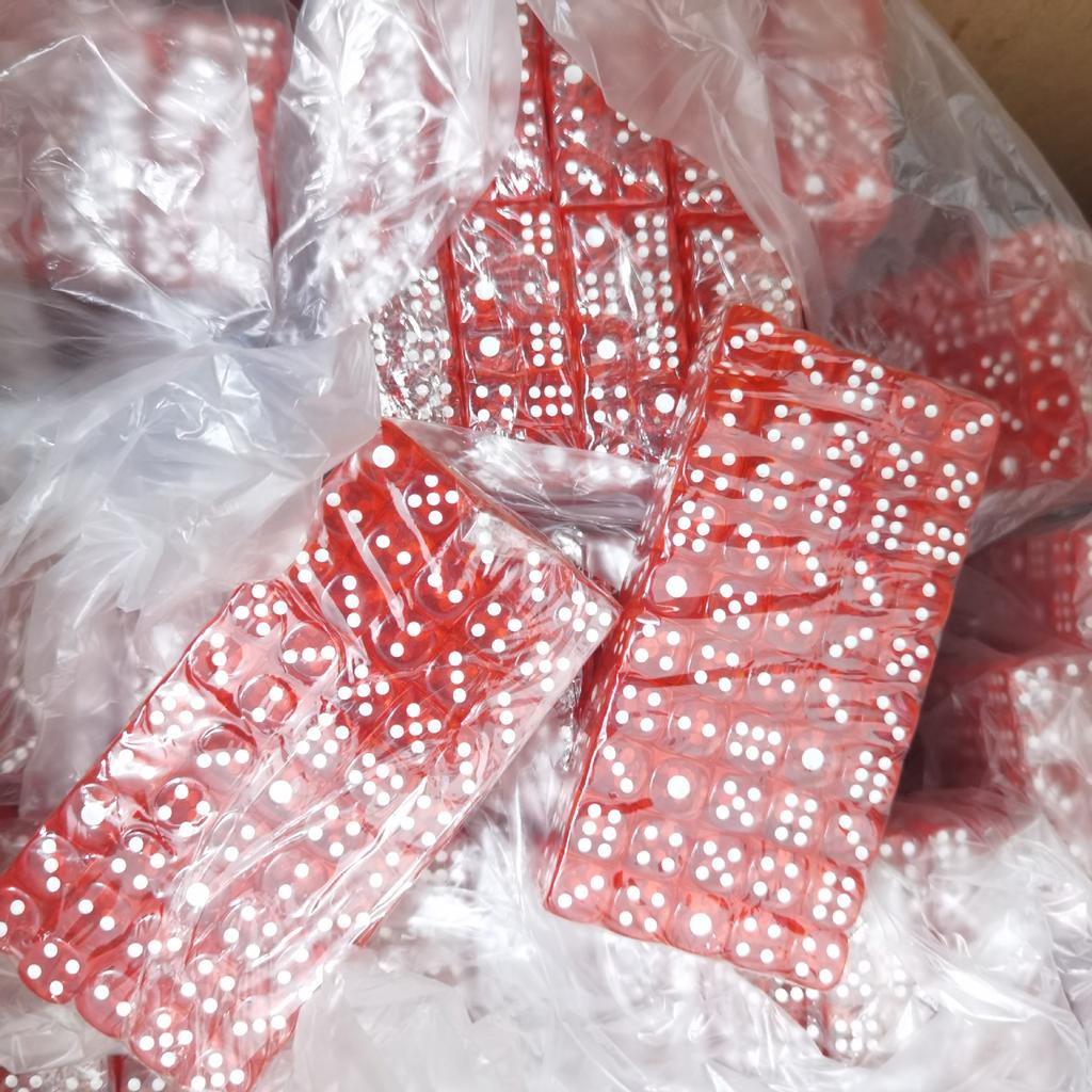 D6 игральные кости 12 мм 6-сторонние многоцветные прозрачные акриловые игральные кости с закругленными краями для настольной игры Drink Party DND