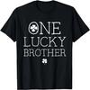 One Lucky Brother St Patricks Day Bro Matching Family Boys T-Shirt