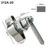 30mm Cabinet Door Padlock Keyless Mechanism Long-lasting Performance Secure Locking Mechanism Zinc Alloy Construction