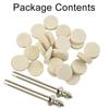 50Pcs Wool Felt Polishing Buffing Wheel Polisher Disc Pad Rotary-Tool 25mm 1inch