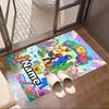 Custom Name Personalized Game Rainbow Friends Print Carpet, Versatile Home Decor Rug, for Playroom, Apartment, Balcony, Entryway, Hallway Gift