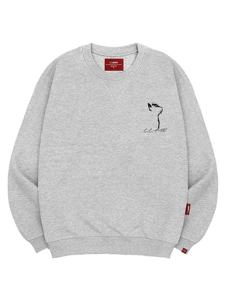 Свитшот Ellamo с рисунком кота, унисекс, больших размеров S~4XL (Тип Б)