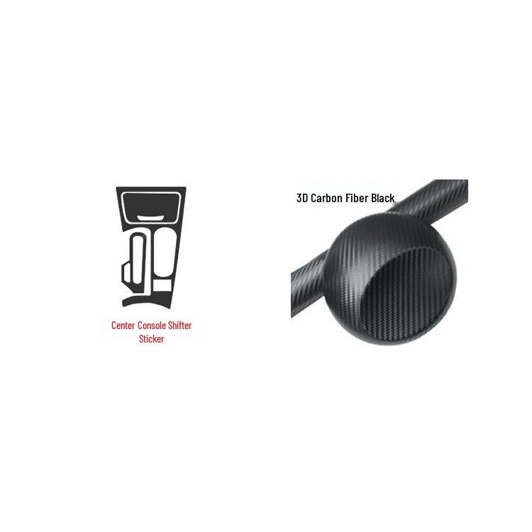 Отделка рычага переключения передач из углеродного волокна для интерьера Hyundai Santa Fe 2019-2020 годов