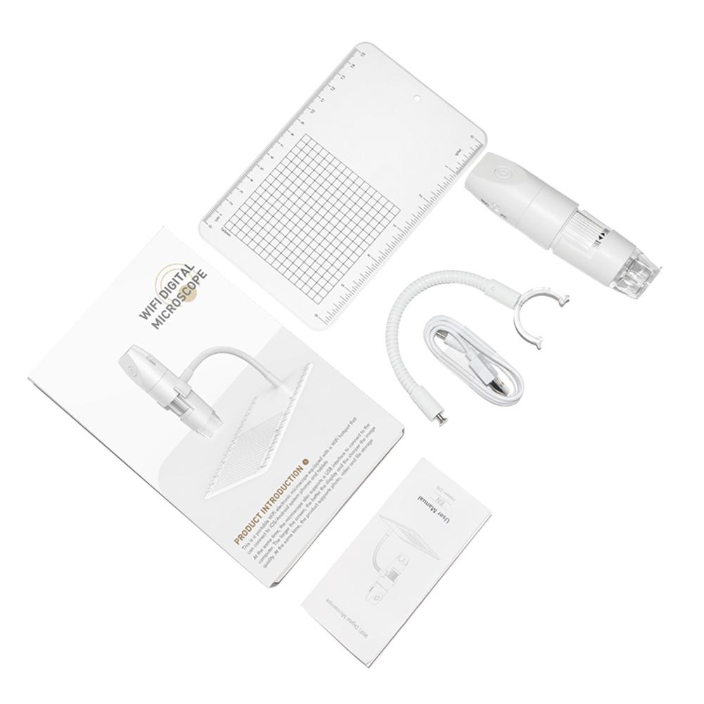 1000-кратный WiFi USB Цифровой Микроскоп Электронный Микроскоп 2MP 1080P 4,3-дюймовый Экран Биологический Микроскоп Пайка Монетный Микроскоп