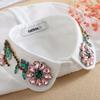 Women Detachable Collars Diamond False Collar Ladies Fake Collar Decorative Neck Tie Women Necktie Party Gravatas Gifts