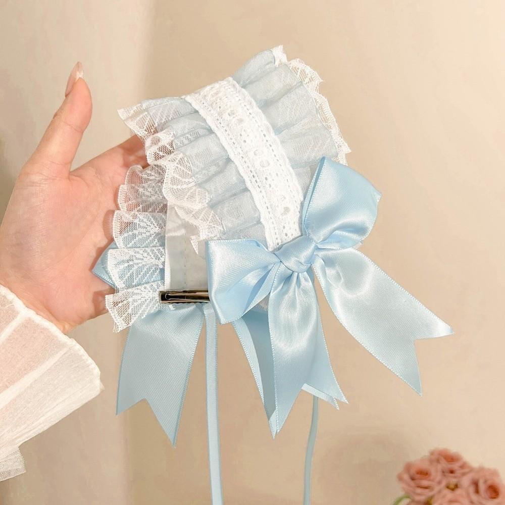 Gothic Lolita Wing Angel Headband Lace Head Wrap New Cosplay Headdress Hair Accessories