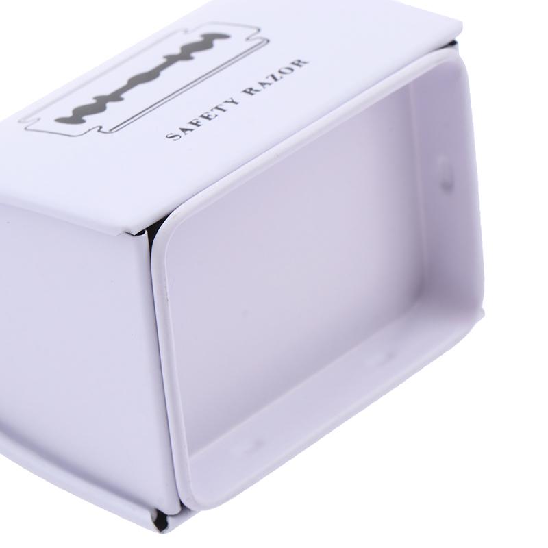 Жестяные коробки для лезвий бритвы Контейнеры для острых предметов для парикмахерских Утилизация игл для биологической опасности Коробки для переработки лезвий бритвы