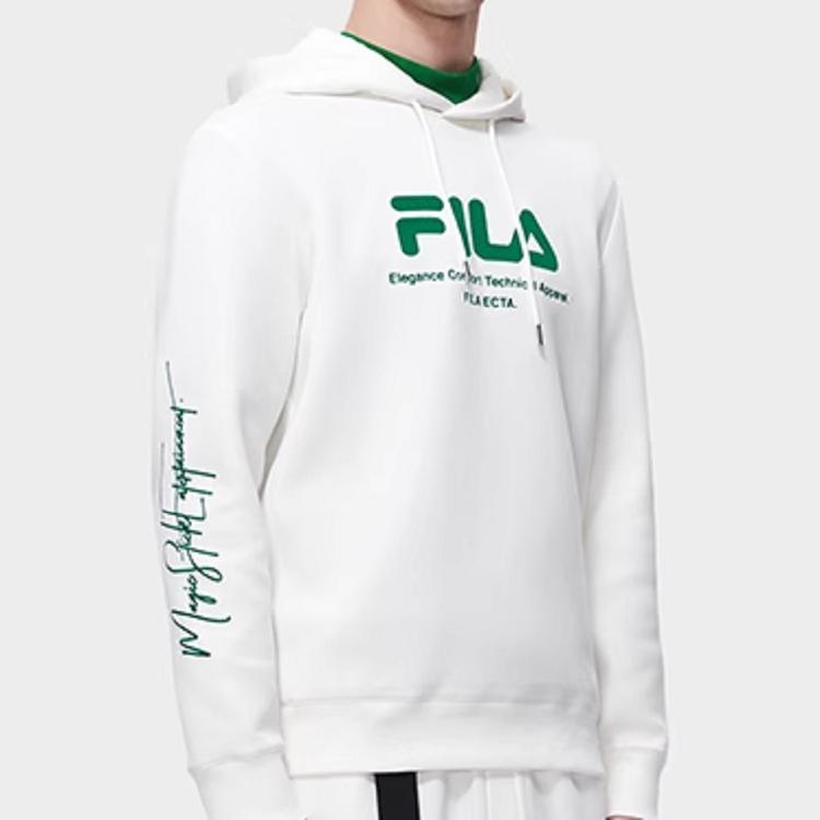 Новые мужские белые свитшоты FILA F11M319206F-WT