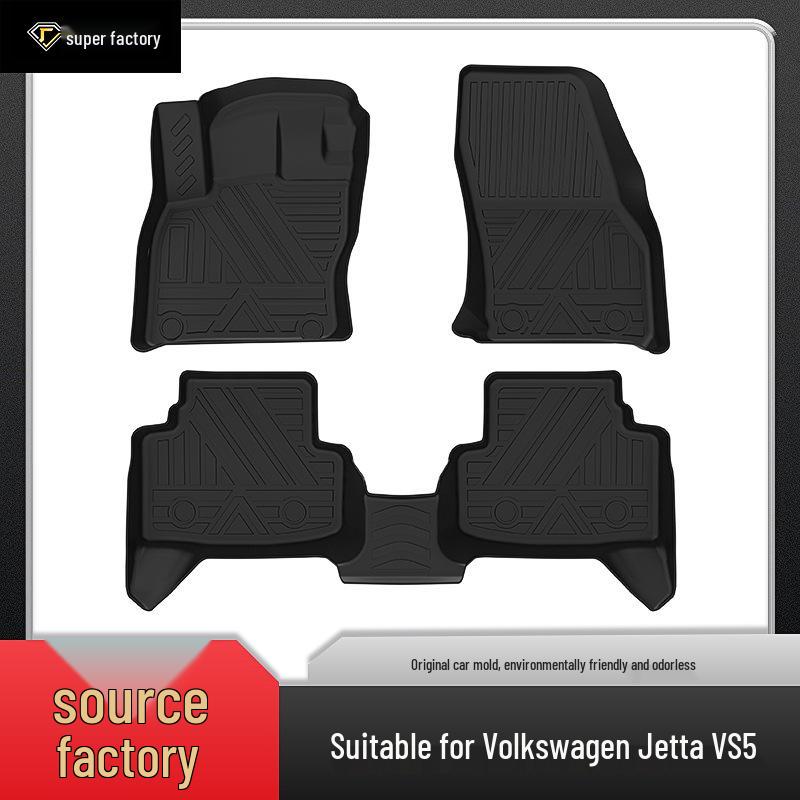 Водонепроницаемые нескользящие автомобильные коврики TPE для Volkswagen Jetta VA3 VS5 VS7