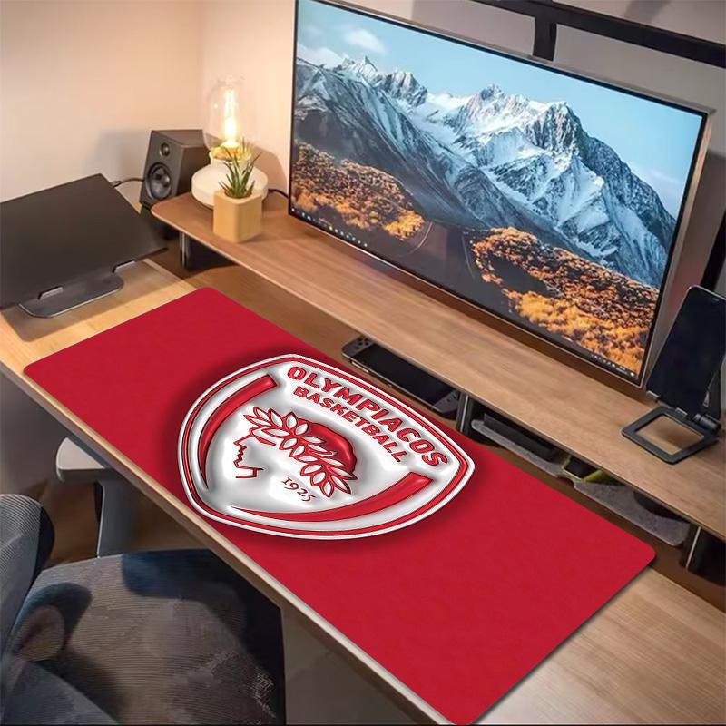 Olympiacos CFP Принт Подушка Нескользящий Коврик для Ноутбука, Планшета, Большой Коврик для Мыши XXL Коврик для Мини-ПК Игровой Коврик С заблокированным краем