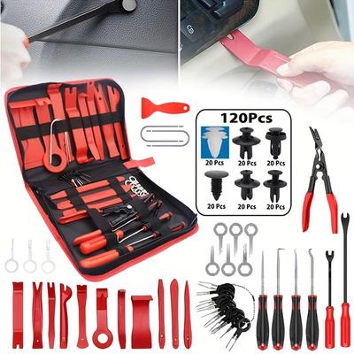 Набор инструментов для снятия обшивки двери автомобиля, набор инструментов для снятия автомобильной приборной панели, набор крючков для снятия аудио, разные размеры, зажимы для крепления, набор инструментов для ремонта, разборки