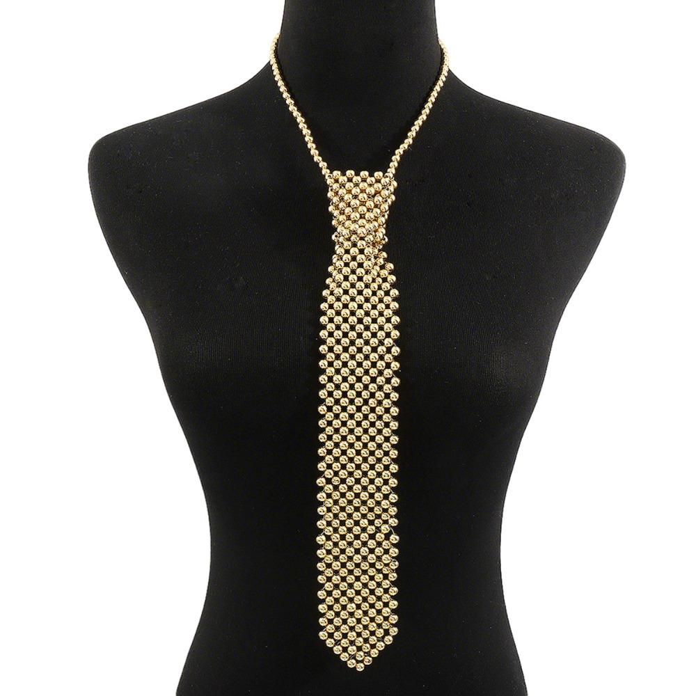 Кристальный галстук на шею в корейском стиле, галстук для одежды, ожерелье, цепочка для ключиц, для девочек