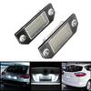 2 Pcs LED License Plate Lamp 12V White Light Fit for Ford Focus C-MAX MK2
