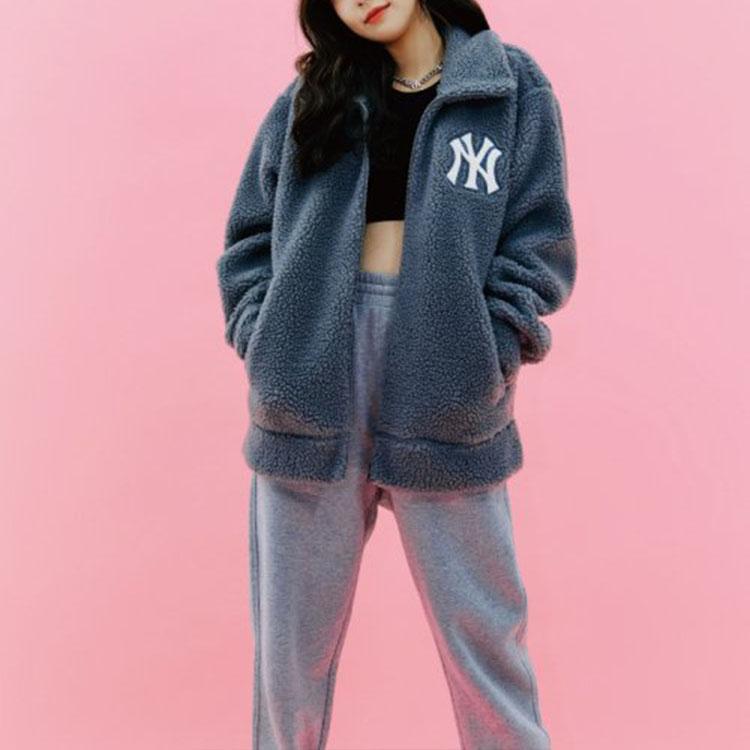 Новые бархатные куртки MLB New York Yankees Унисекс Угольно-черный 3AJPF0316-50GRD