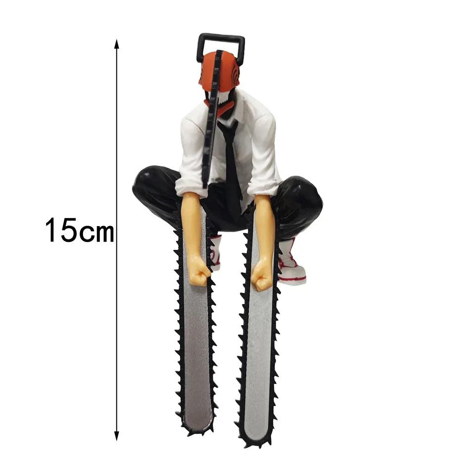 1-3pcs  Chainsaw Man Anime Figure Power Denji Action Figure Pvc Chainsaw Man Power Statuette Pvc Adult Collection Model Doll Toy