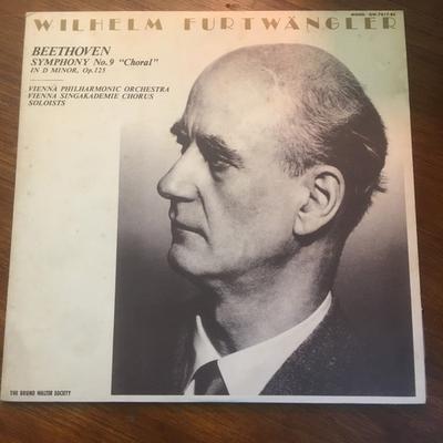 LP пластинка ВИЛЬГЕЛЬМ ФУРТВАНГЛЕР, ВЕНЕР ФИЛАР - Бетховен: Симфония №. 9 соч.. 125 OW7817BS БРУНО ВАЛЬТЕР SO 1979 Япония Оби Классика Б/У