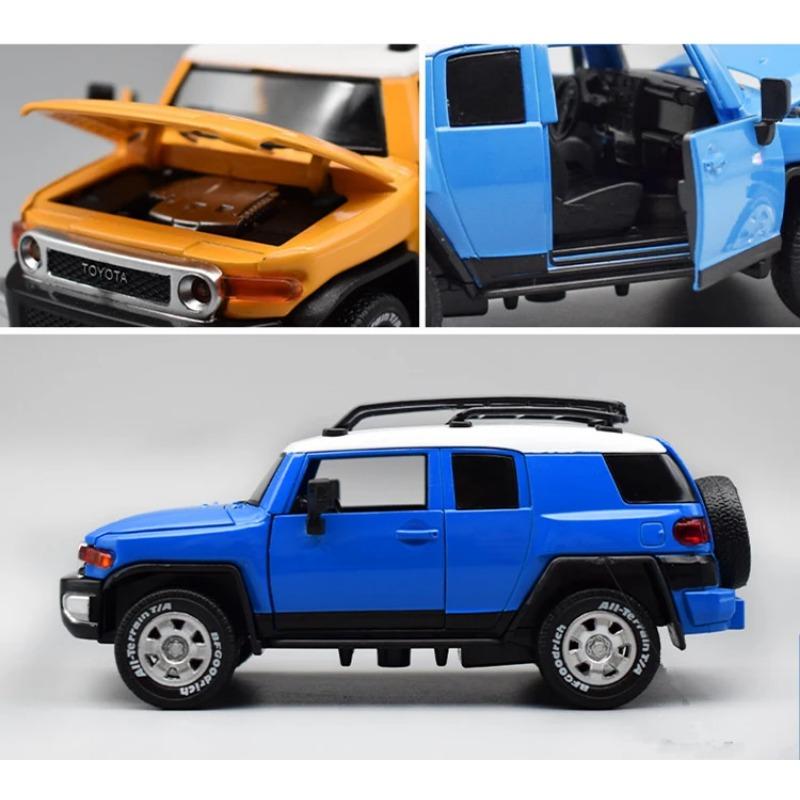 1/32 Toyota FJ Cruiser литые модели автомобилей и игрушечные металлические внедорожники модели автомобилей звук и свет высокая имитация детские подарки