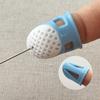 2pcs/set Sewing Thimble Finger Protectors Embroidery Tool Anti-Slip Cross Stitch Needle Covers Available In Various Sizes