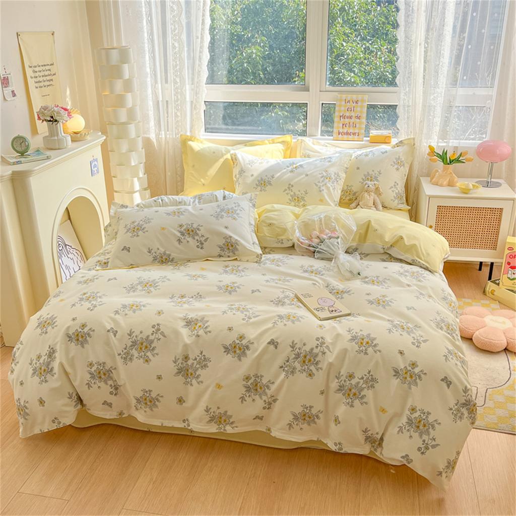 Cotton Printed Countryside Flowers 100% Cotton Bed Set - Monica/Congcao Collection