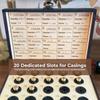 The ’s Memory Box, Wooden Hunting Keepsake Box With 20 Casing Slots, Engraved Stag Display Case With Hunting Log And Lock, Memorial Gifts
