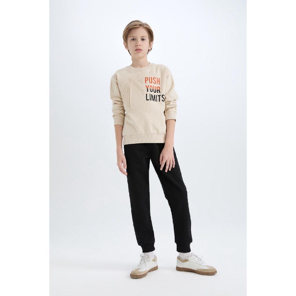 Boy 2 Piece Thick Printed Sweatshirt Waist Jogger Jogger Alt D4745a824wn