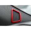 Front A Pillar Horn Frame Cover Trim 2X For Ford F150 F-150 2015-20 Bright Red