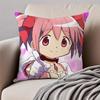 Милая японская аниме Puella Magi Madoka Magica Наволочка Подушка Антипылевой Невидимая молния Короткий плюш Подушка для дивана