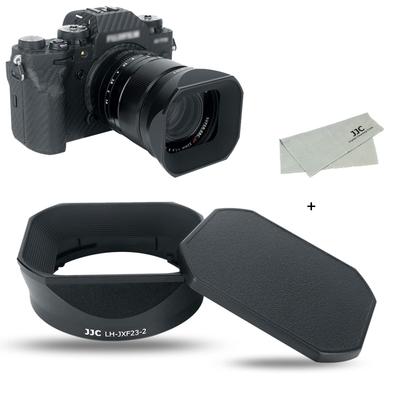 Металлическая квадратная бленда JJC II для объектива Fujifilm XF 33 мм R LM WR, объектив Fujifilm XF 23 мм R LM WR, совместимая с блендой объектива Fujifilm LH-XF23 + F1.4 и