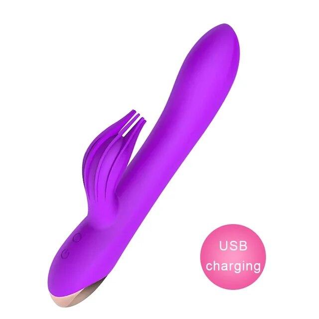 Vibrator Soft Silicone Dildo Realistic Rechargeable Vibrators for Women Clitoral Stimulator Female Masturbation Adult Sex Toys