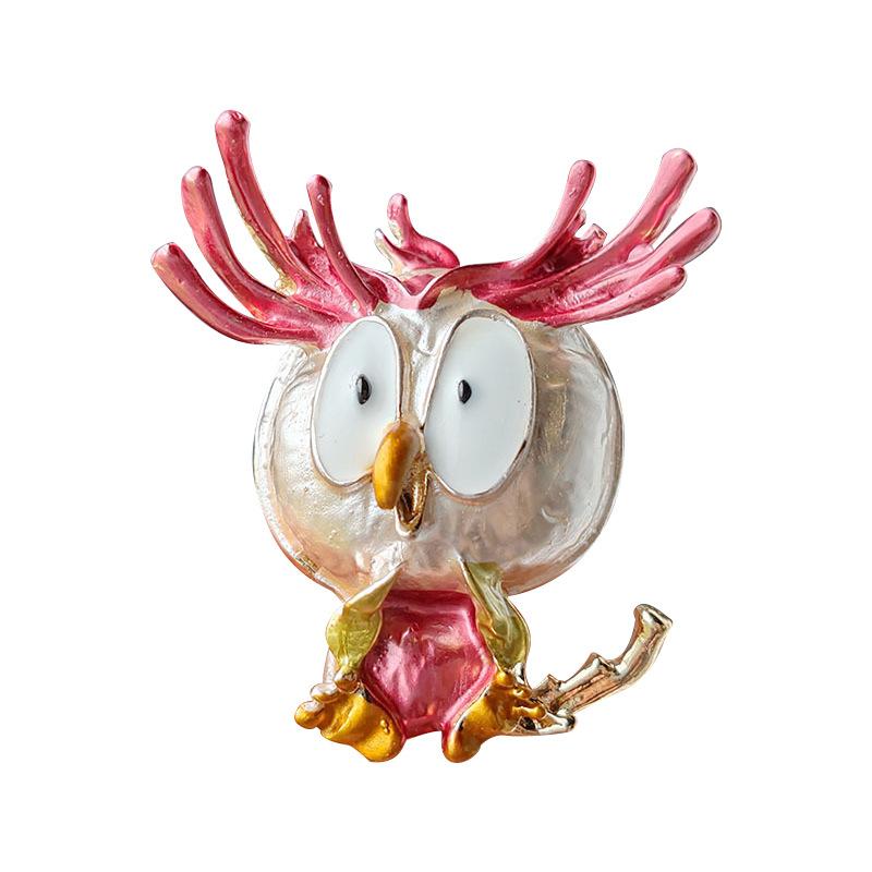 Сова Angry Birds Мультяшная Масляная Капающая Булавка Высококачественное Пальто Милая Брошь