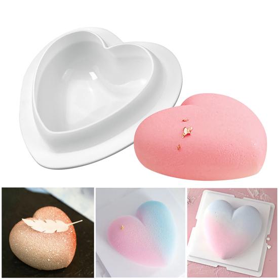 Декоративная форма для конфет Yousheng с антипригарным покрытием в форме романтического сердца, форма для десерта, инструменты для выпечки