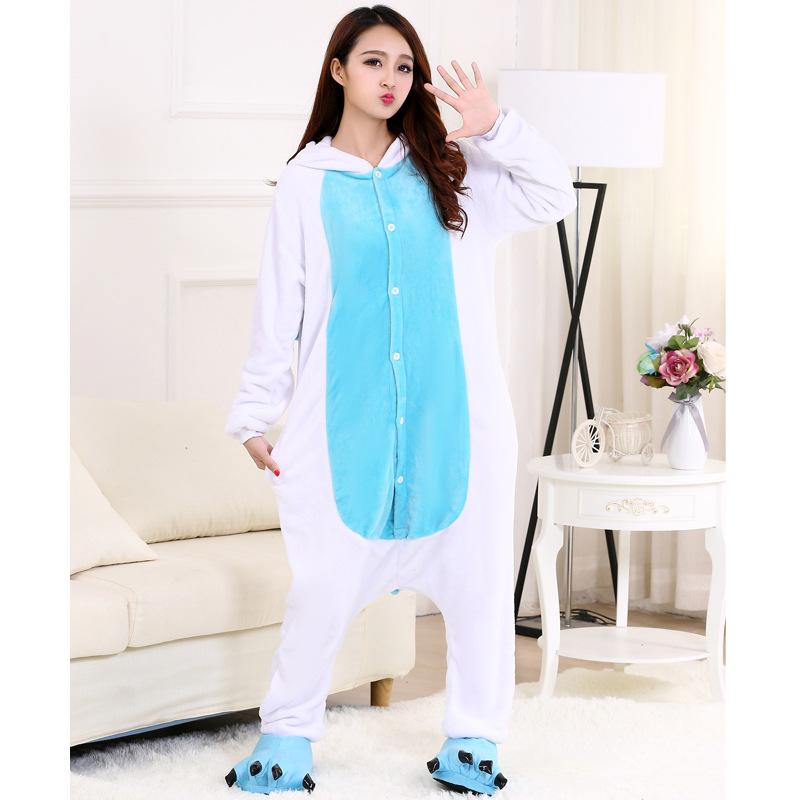 Мужской и женский комбинезон с рисунком из мультфильма, унисекс, фланелевая домашняя одежда с капюшоном, свободная повседневная одежда для отдыха