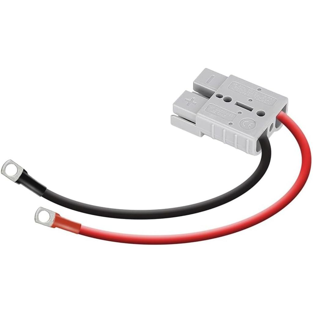 Anderson Connector 50A Kit Anderson Plug 8 Guage 30cm Battery Cables Waterproof Quick Connectors for Lifepo4