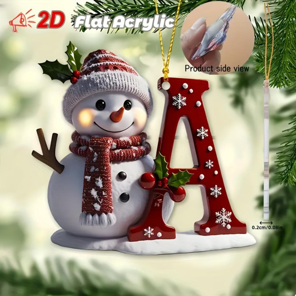 Christmas Decoration Pendant Christmas Tree Tag Theme Party Crafts Ornament