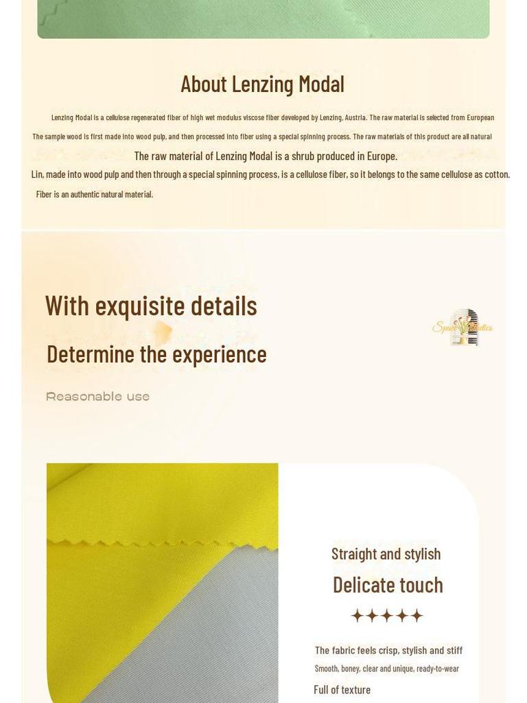 Lenzing Modal Stretch Double-Sided Antibacterial Fashion Knit Fabric